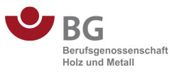 Logo der Berufsgenossenschaft Holz und Metall